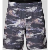 EA7 Emporio Armani Loose Fit Sweatshorts mit Label-Print Modell 'VENTUS' in Mittelgrau, Größe XXXL EA7 Emporio Armani Loose Fit Sweatshorts mit Label-Print Modell 'VENTUS' in Mittelgrau, Größe XXXL von EA7 Emporio Armani