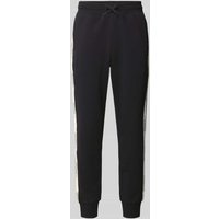EA7 Emporio Armani Regular Fit Sweatpants mit Tunnelzug Modell 'Train' in Black, Größe L EA7 Emporio Armani Regular Fit Sweatpants mit Tunnelzug Modell 'Train' in Black, Größe L von EA7 Emporio Armani