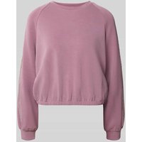 EA7 Emporio Armani Sweatshirt mit Kontraststreifen in Rose, Größe M EA7 Emporio Armani Sweatshirt mit Kontraststreifen in Rose, Größe M von EA7 Emporio Armani