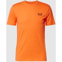 EA7 Emporio Armani T-Shirt mit Label-Detail in Orange, Größe S von EA7 Emporio Armani