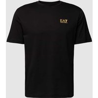 EA7 Emporio Armani T-Shirt mit Label-Print auf der Rückseite in Black, Größe M von EA7 Emporio Armani