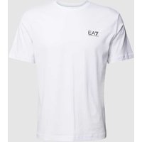 EA7 Emporio Armani T-Shirt mit Label-Print auf der Rückseite in Weiss, Größe S von EA7 Emporio Armani