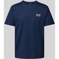 EA7 Emporio Armani T-Shirt mit Label-Print in Dunkelblau, Größe L von EA7 Emporio Armani