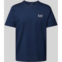 EA7 Emporio Armani T-Shirt mit Label-Print in Dunkelblau, Größe XXXL von EA7 Emporio Armani