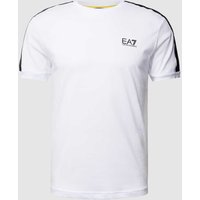 EA7 Emporio Armani T-Shirt mit Logo-Print in Weiss, Größe XXL von EA7 Emporio Armani