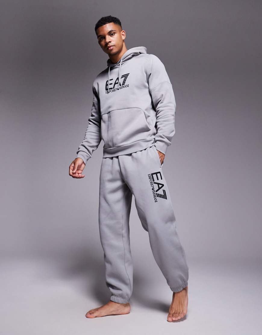 Armani - EA7 Train Visibility - Jogginghose in Grau mit Logo, Kombiteil von EA7