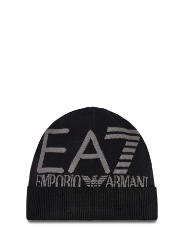 Berretto Emporio Armani EA7 mountain U visibility beanie black/ grey C25EA12 7X000006 AF11994 M von EA7