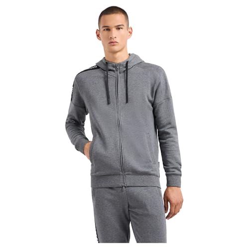 EA7 Armani 6DPM12 PJOGZ 3925 Sweatshirt, grau, Large von EA7