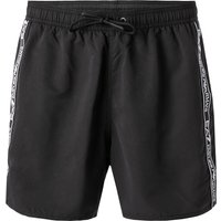 EA7 Herren Badeshorts schwarz Mikrofaser unifarben von EA7