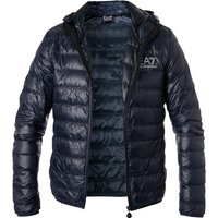 EA7 Herren Daunenjacke blau Mikrofaser unifarben von EA7