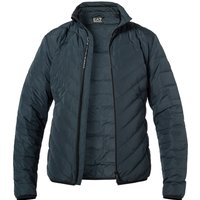 EA7 Herren Daunenjacke blau Mikrofaser unifarben von EA7