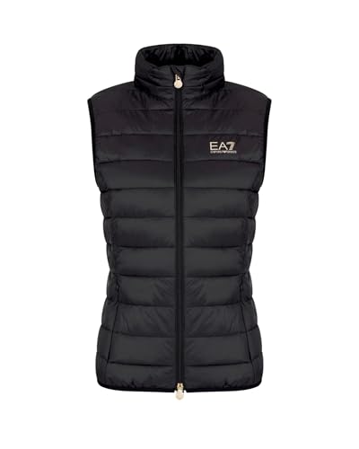 EA7 Emporio Armani Damen Weste Core Lady Gepolstert aus recyceltem Nylon-Mix 7W00087AF12477 8059659554114 -, Schwarz (uc001), XL von EA7