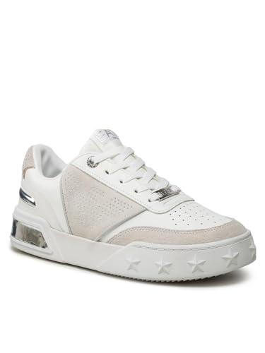 EA7 Emporio Armani Lifestyle Damen-Sneakers mit Schnürung, Weiß, 38 EU von EA7