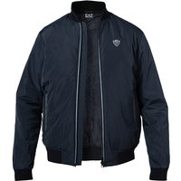 EA7 Herren Blouson blau Mikrofaser unifarben von EA7
