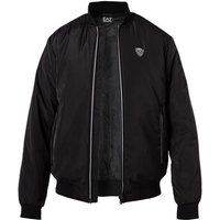 EA7 Herren Blouson schwarz Mikrofaser unifarben von EA7