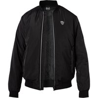 EA7 Herren Blouson schwarz Mikrofaser unifarben von EA7