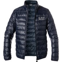 EA7 Herren Daunenjacke blau Mikrofaser unifarben von EA7