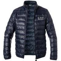 EA7 Herren Daunenjacke blau Mikrofaser unifarben von EA7