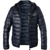 EA7 Herren Daunenjacke blau Mikrofaser unifarben von EA7