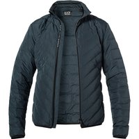 EA7 Herren Daunenjacke blau Mikrofaser unifarben von EA7