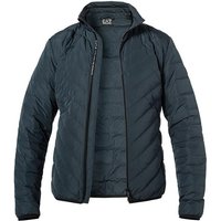 EA7 Herren Daunenjacke blau Mikrofaser unifarben von EA7