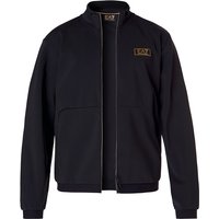 EA7 Herren Jacke schwarz Softshell unifarben von EA7