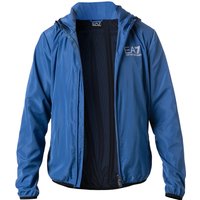 EA7 Herren Blouson blau Mikrofaser unifarben von EA7