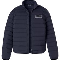 EA7 Herren Daunenjacke blau Mikrofaser unifarben von EA7