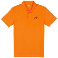 EA7 Herren Polo-Shirt orange Baumwoll-Jersey von EA7