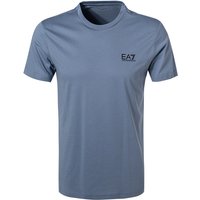 EA7 Herren T-Shirt blau Baumwolle von EA7