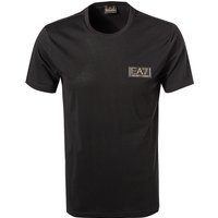 EA7 Herren T-Shirt schwarz Baumwolle von EA7