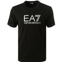 EA7 Herren T-Shirt schwarz Baumwolle von EA7