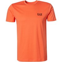EA7 Herren T-Shirt orange Baumwolle von EA7