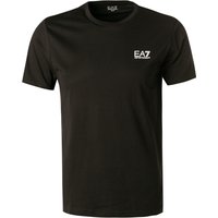 EA7 Herren T-Shirt schwarz Baumwolle von EA7