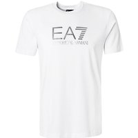 EA7 Herren T-Shirt weiß Baumwolle von EA7