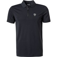 EA7 Herren Zip-Polo blau von EA7