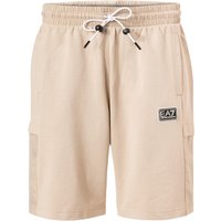 EA7 Herren Sweatshorts beige Baumwolle von EA7