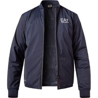 EA7 Herren Funktionsjacke blau Mikrofaser unifarben von EA7