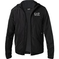 EA7 Herren Jacke schwarz Mikrofaser unifarben von EA7