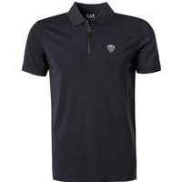 EA7 Herren Zip-Polo blau von EA7