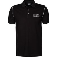 EA7 Herren Polo-Shirt schwarz Baumwoll-Piqué von EA7