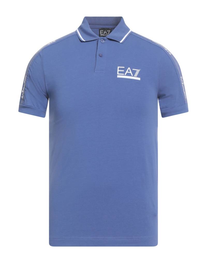 EA7 Poloshirt Herren Azurblau von EA7