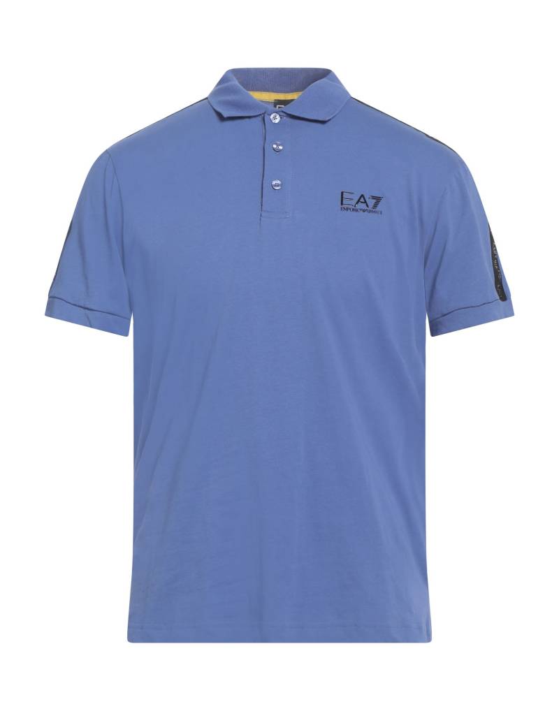 EA7 Poloshirt Herren Azurblau von EA7