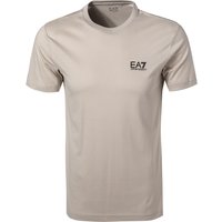 EA7 Herren T-Shirt beige Baumwolle von EA7