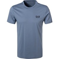 EA7 Herren T-Shirt blau Baumwolle von EA7