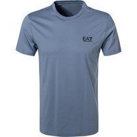 EA7 Herren T-Shirt blau Baumwolle von EA7