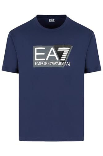 Ea7 T-shirt M/c 3DPT81-PJM9Z BLU L von EA7