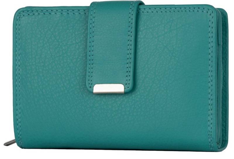 EAAKIE Geldbörse RFID Damen Geldbörse Portemonnaie Geldbeutel Damenbörse Leder, Damen Geldbörse klappbar mit Drückknopf Portemonnaie Geldbeutel von EAAKIE