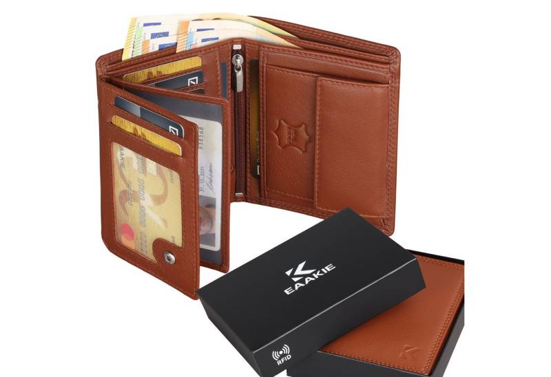 EAAKIE Geldbörse RFID echt Leder Portemonnaie Geldbörse Herren Rindleder, RFID Schutz EAAKIE Geldbörse RFID echt Leder Portemonnaie Geldbörse Herren Rindleder, RFID Schutz von EAAKIE