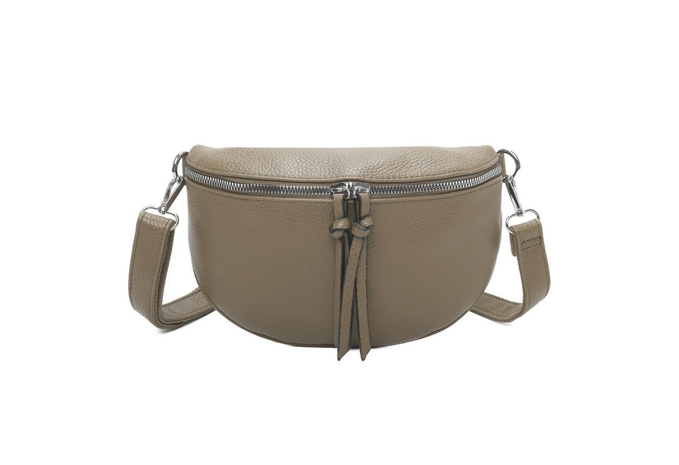 EAAKIE Gürteltasche Bauchtasche Umhängetasche Crossbody-Bag Hüfttasche Kunstleder Italy-De, als Schultertasche, CrossOver, Umhängetasche tragbar von EAAKIE